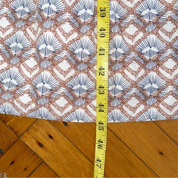 Sita Murt Brown and Blue Print Collared Maxi Dress - Picture 5 of 11